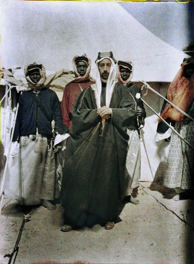 Faisal I of Iraq, Middle East, 1917 by Paul Castelnau